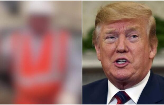 Cet ouvrier est le sosie parfait de Donald Trump, et a aussi exactement la même voix
