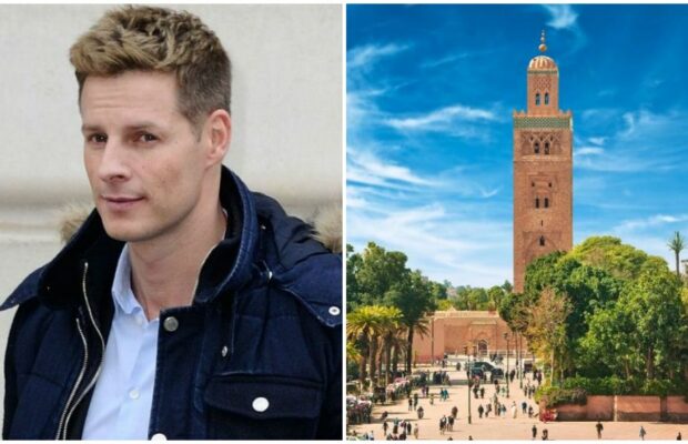 Matthieu Delormeau pose main dans la main avec son chéri à Marrakech