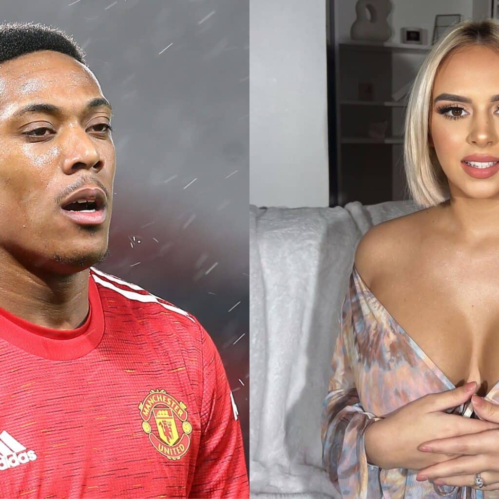 Anthony Martial : filmé avec Samantha Peyton après une bagarre, les internautes s’interrogent