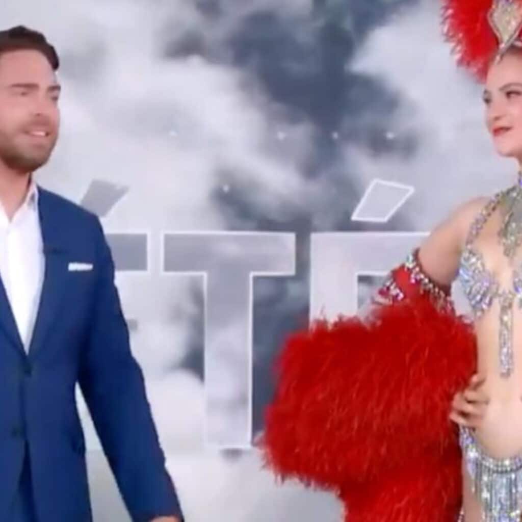 Ange Noiret : intimidé par des danseuses du Moulin Rouge en plein bulletin météo, une vidéo refait surface
