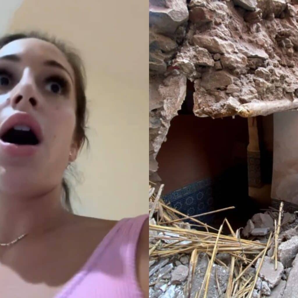 Mélanie Orl : en panique, elle se filme pendant le tremblement de terre survenu au Maroc