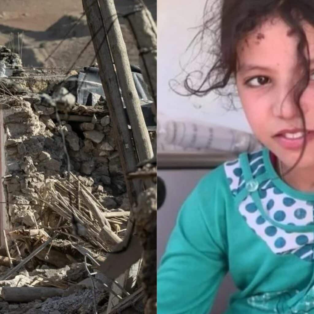 Séisme au Maroc : les images émouvantes d’une petite orpheline miraculée font le tour du web