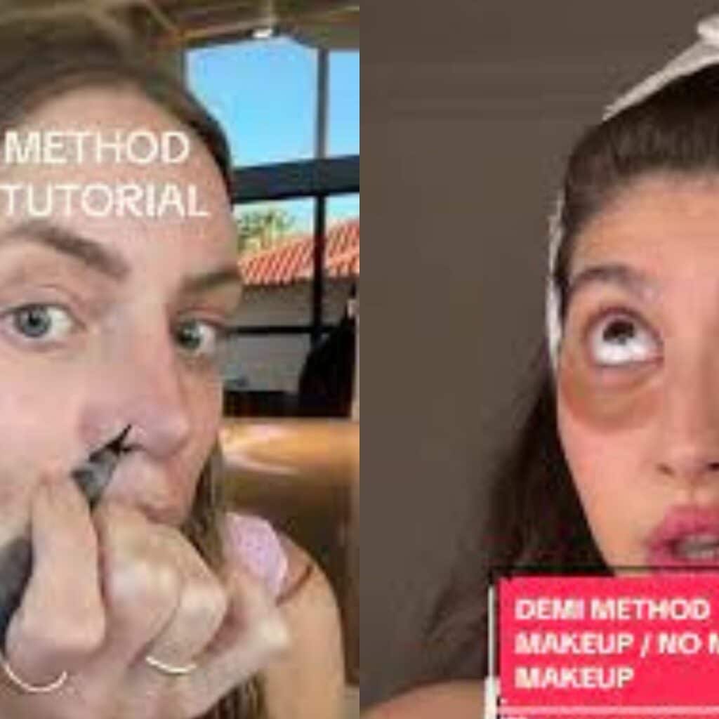 "Demi method" : la tendance maquillage qui affole TikTok