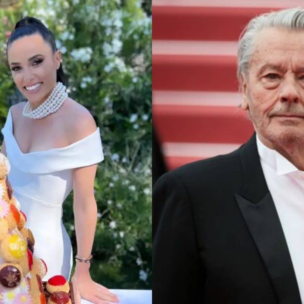 Capucine Anav : Alain Delon à son mariage, elle partage une drôle d’anecdote