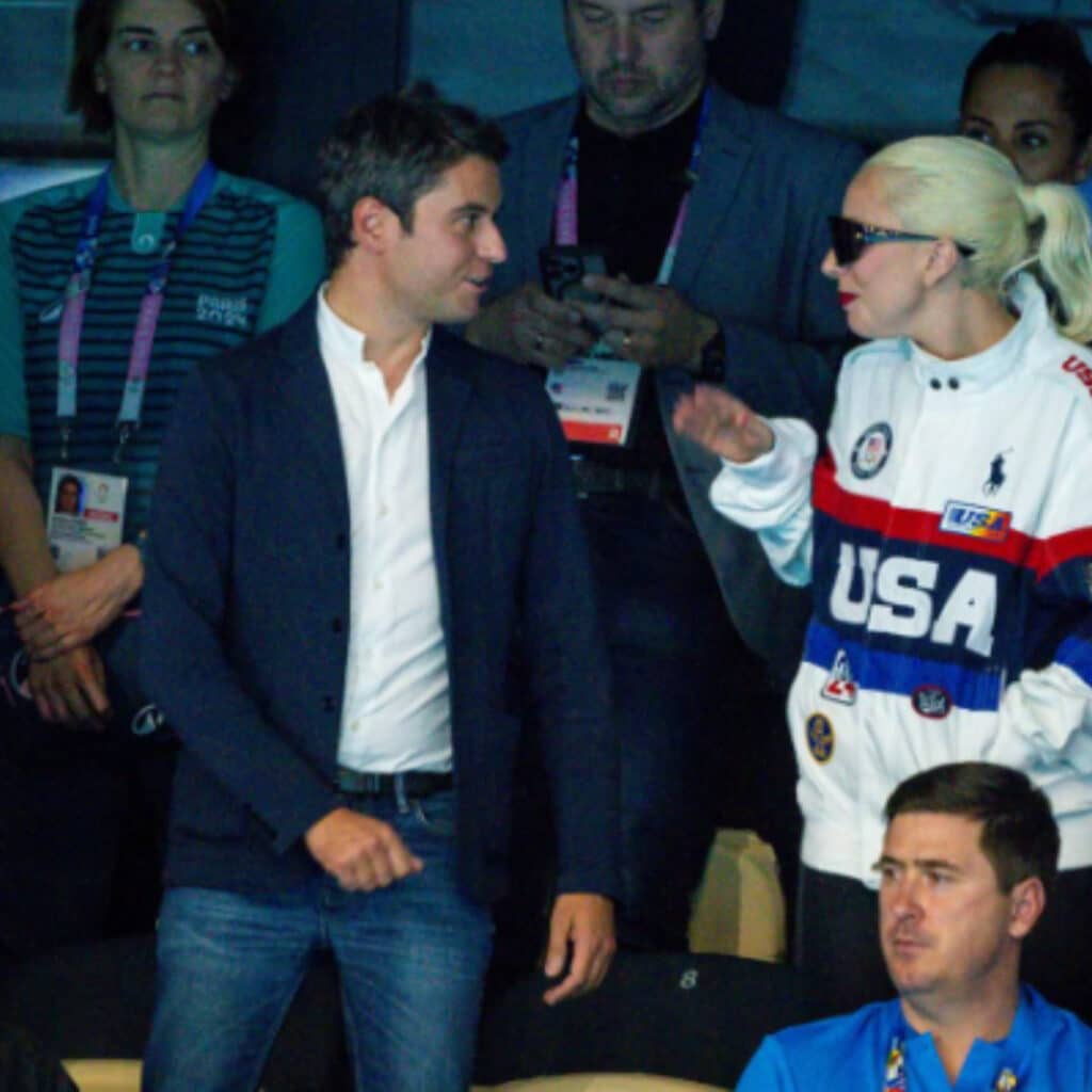 JO 2024 : Gabriel Attal partage une vidéo de sa rencontre avec Lady Gaga et fait une gaffe
