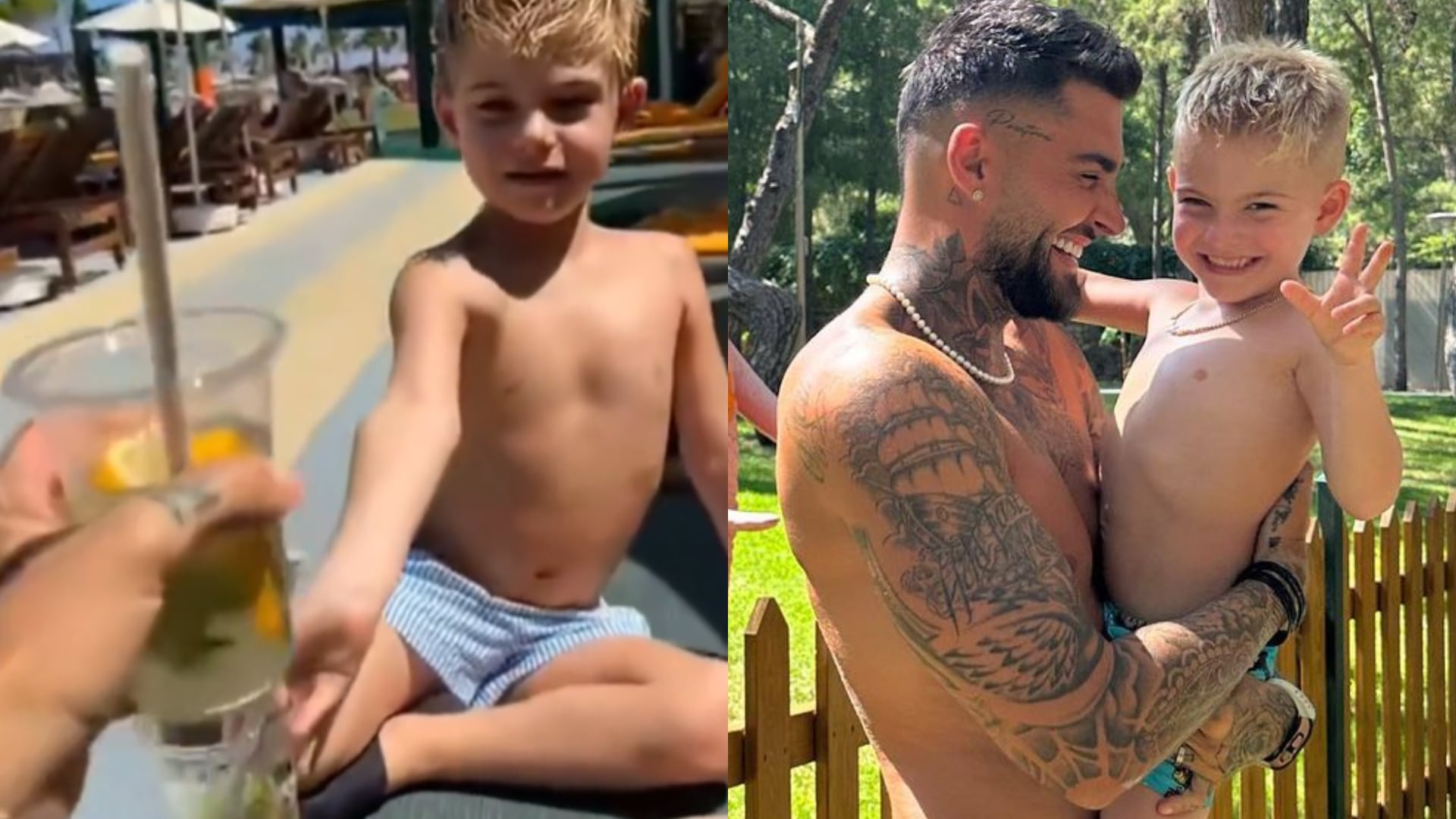 Thibault Garcia : critiqué pour avoir laissé son fils boire un cocktail alcoolisé, il répond aux critiques