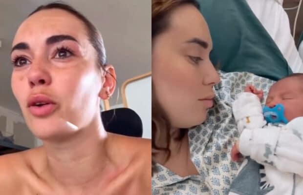 "Je me sens seule" : Hilona Gos au bord de la rupture avec Paul-André ? Après la naissance de son fils, elle s’effondre