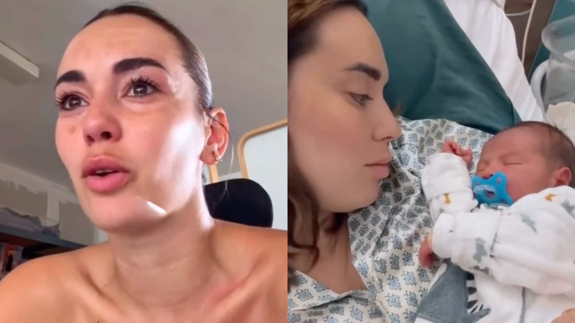 "Je me sens seule" : Hilona Gos au bord de la rupture avec Paul-André ? Après la naissance de son fils, elle s’effondre