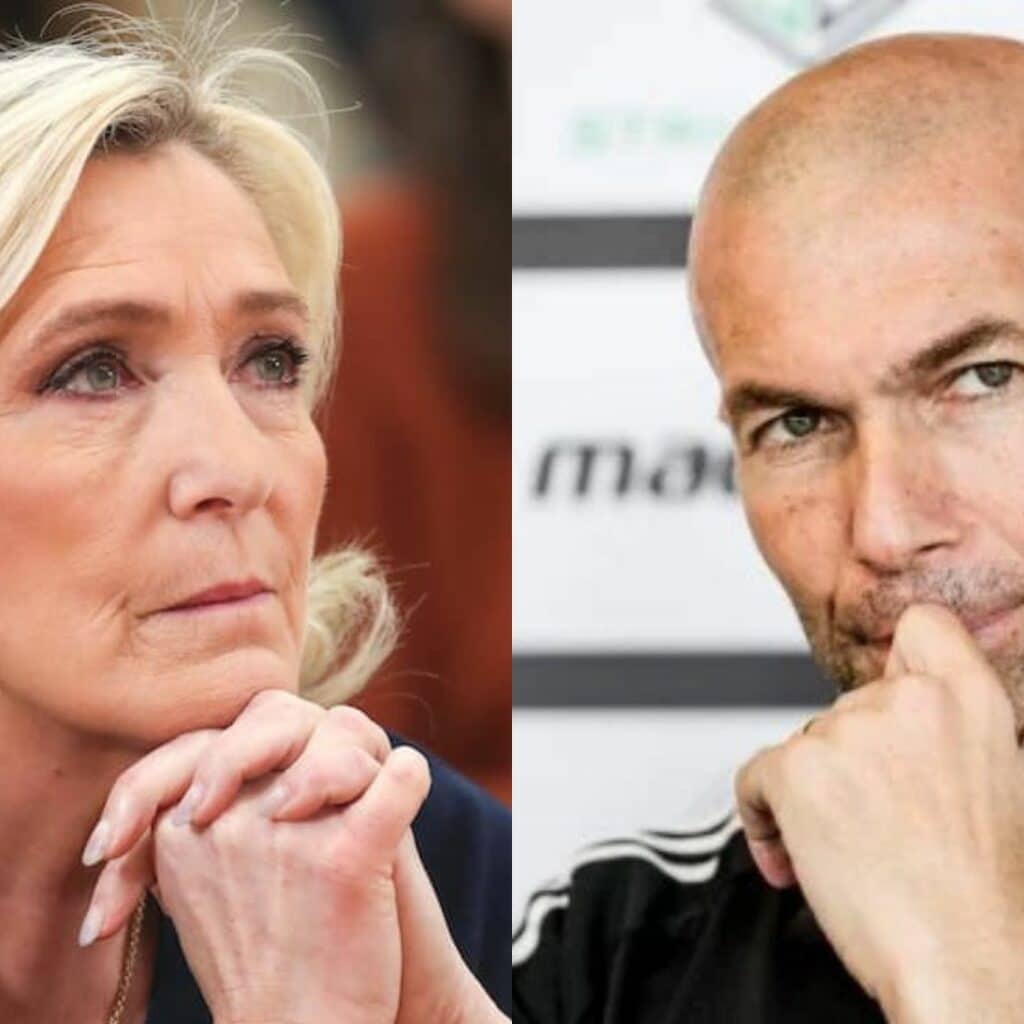Marine Le Pen : ciblée par Zinédine Zidane, elle se livre