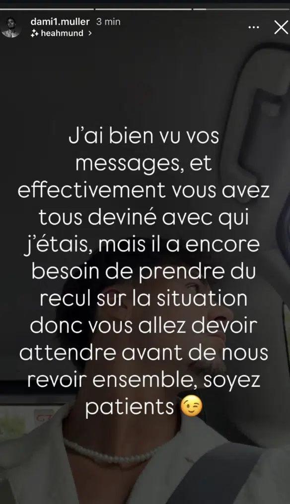 Mayer (Secret Story) : après son départ, Damien publie un message inquiétant