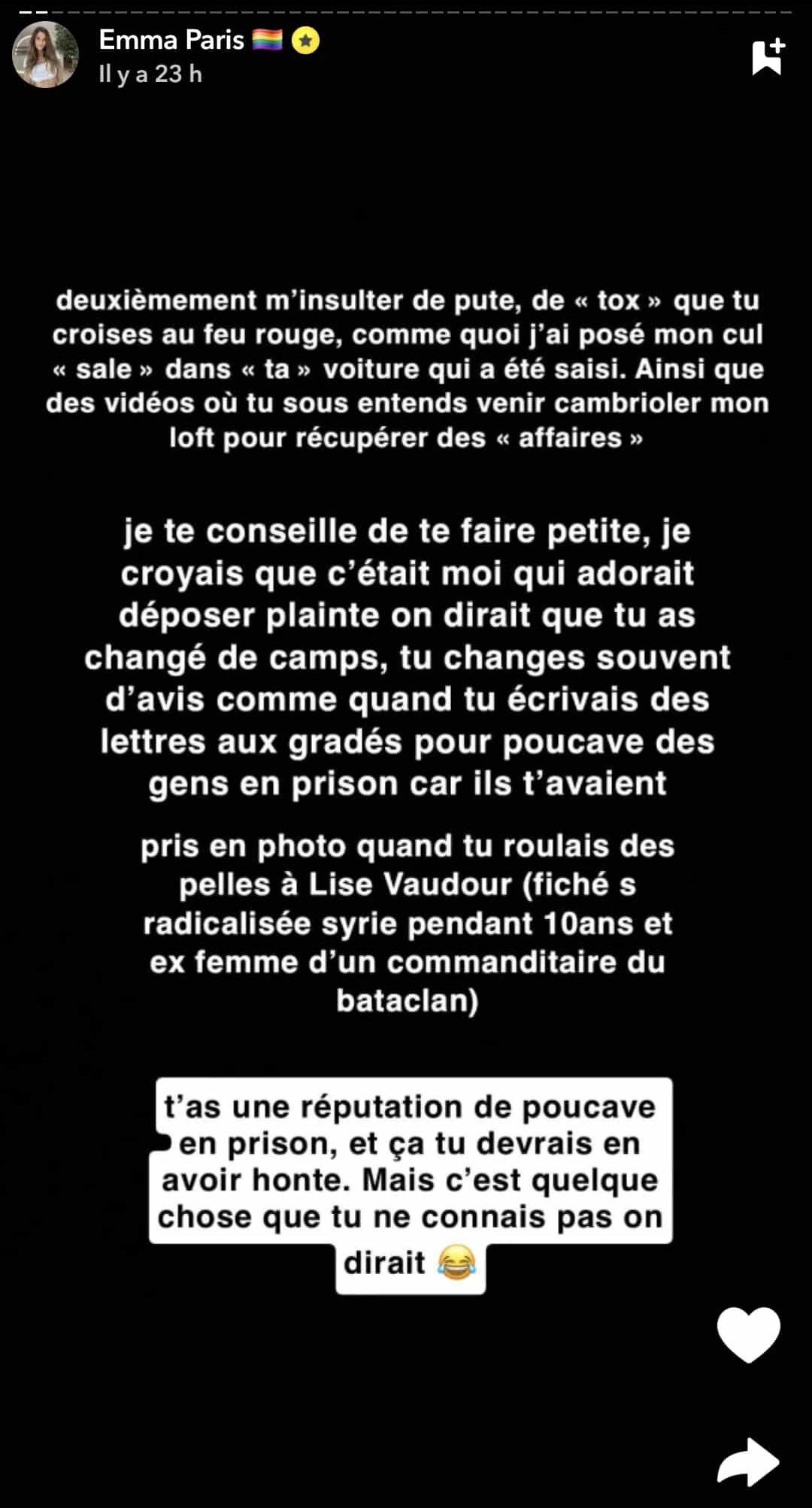 Emma Paris : Just Pyramid publie un communiqué, l’influenceuse met les choses au clair
