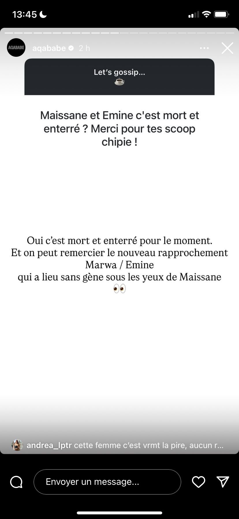 Marwa Merazka : en rapprochement avec Emine et toujours en contact avec Vincent Queijo ?