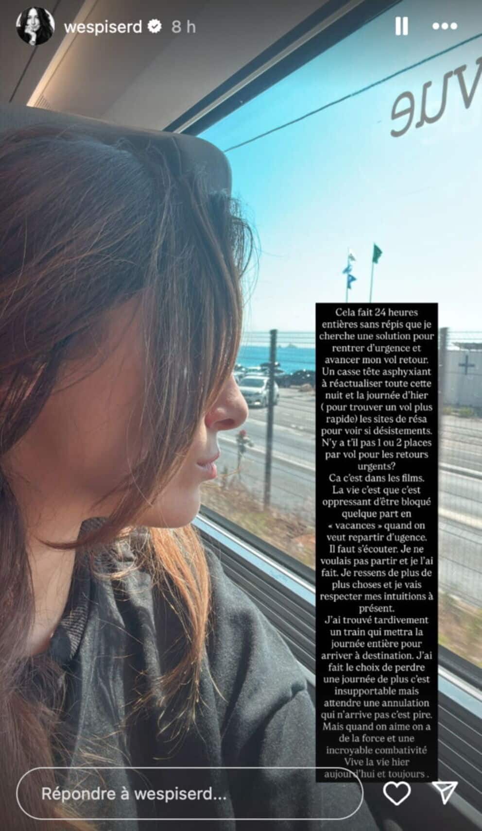 Delphine Wespiser inquiète : son ex-compagnon hospitalisé, elle pousse un cri du coeur