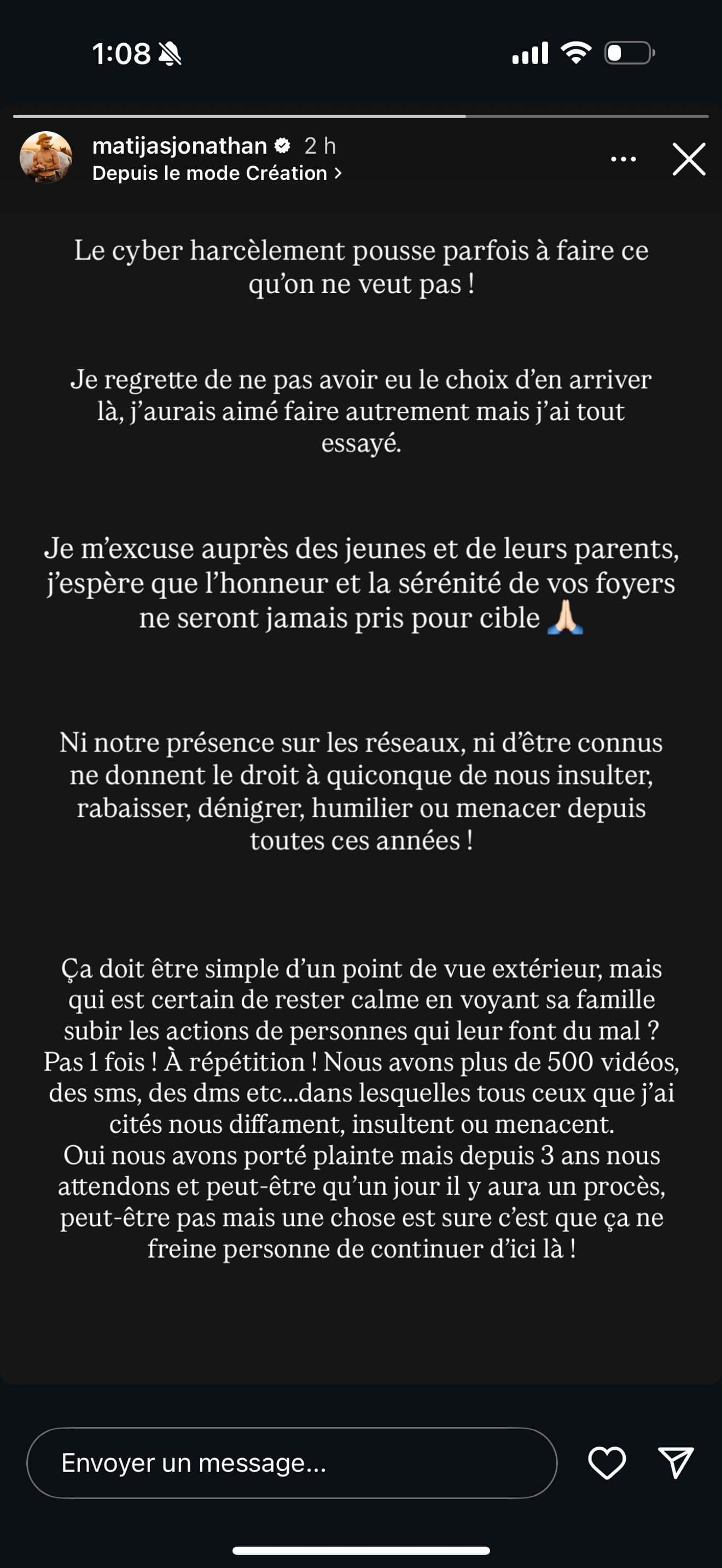 Jonathan Matijas : il sort du silence après sa bagarre avec Illan Castronovo