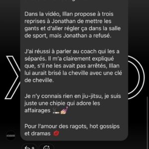 Illan Cto VS Jonathan : la vidéo de leur altercation fuite