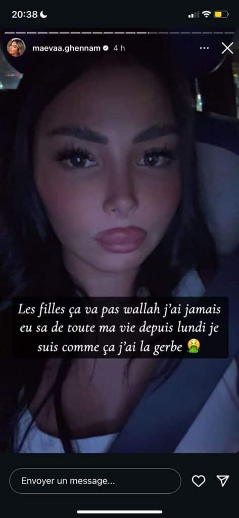Maeva Ghennam : sur le point de "mourir", la candidate fait son testament face caméra