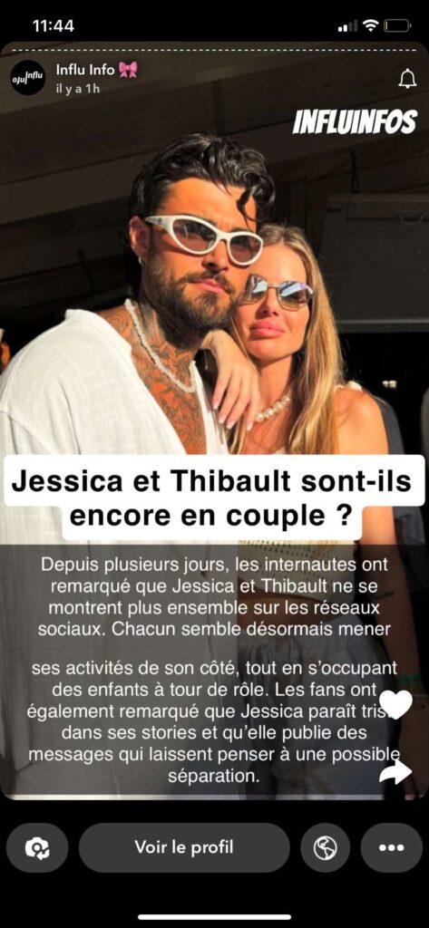 Jessica Thivenin et Thibault Garcia : le couple serait au bord du divorce