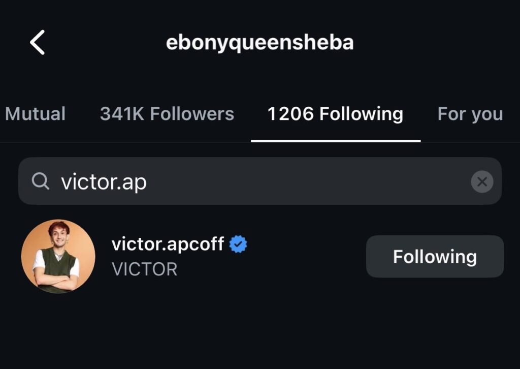 Story Instagram - EbonyQueenSheba - Mardi 21 Octobre 2025