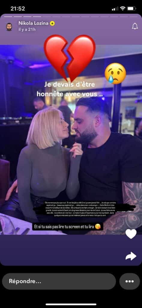 Nikola Lozina : son couple avec Stéphanie Clerbois en danger ?