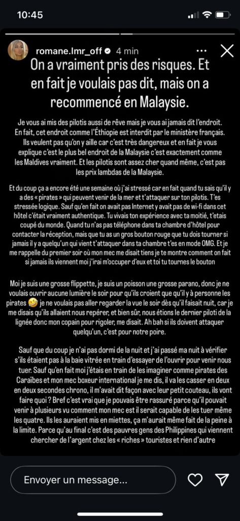 Romane (Les Apprentis Aventuriers) : son voyage en Ethiopie tourne au cauchemar, elle craint pour sa vie