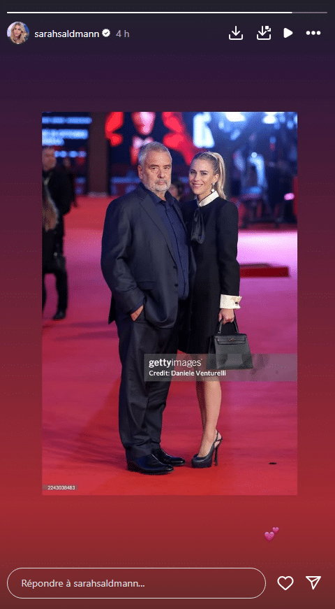 Luc Besson : le réalisateur officialise avec sa compagne l’avocate de 34 ans, Sarah Saldmann
