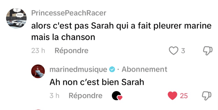 Marine (Star Academy) se lâche sur les réseaux après sa visite au château