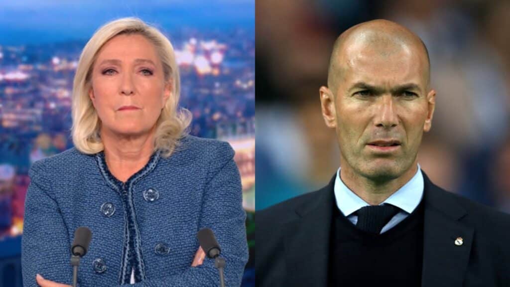 Marine Le Pen : elle s’exprime franchement sur son conflit avec Zinedine Zidane