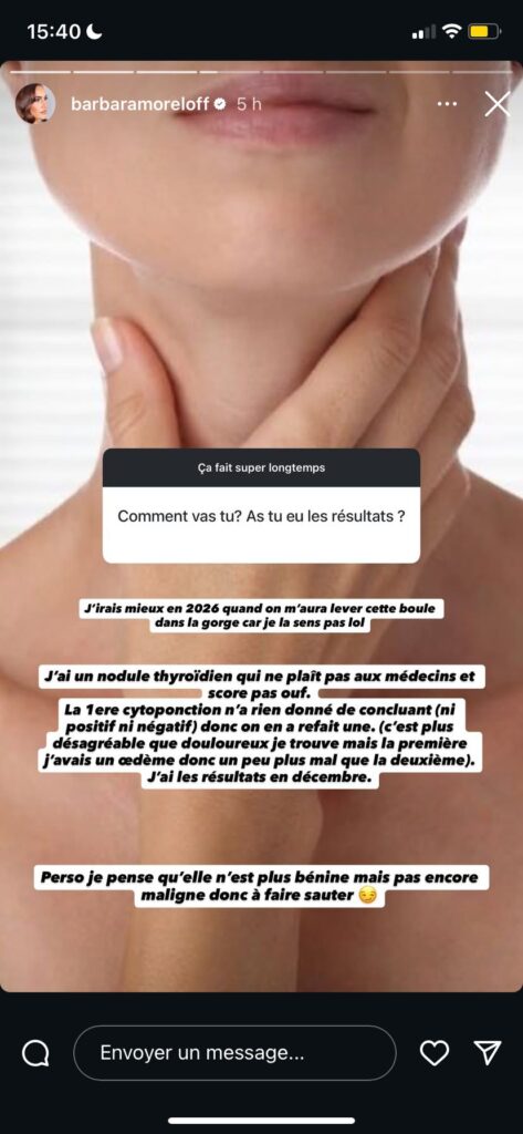 Barbara Morel : la candidate fait des confidences inquiétantes sur sa santé
