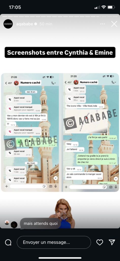 Maissane VS Cynthia : les deux candidates en froid pour Emine, les raisons de leur dispute fuitent