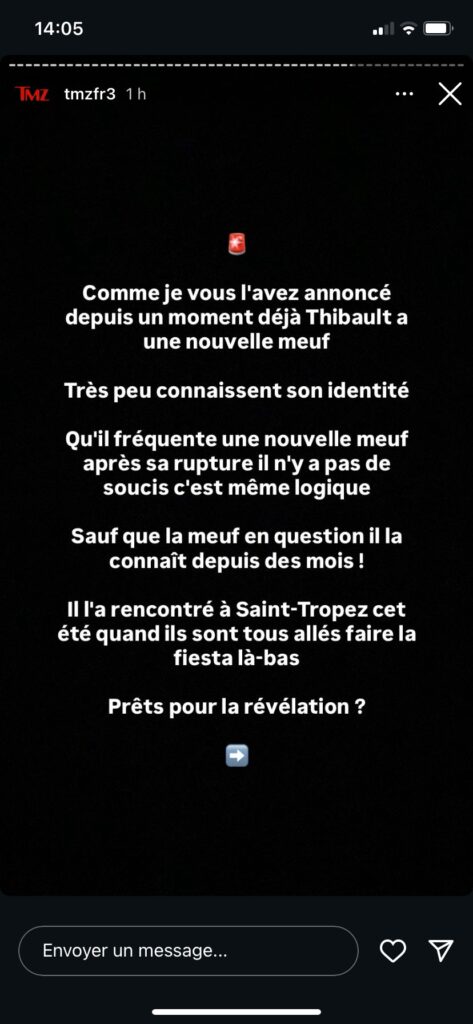 Thibault Garcia : de nouveau en couple ? L'identité de sa nouvelle compagne fuite