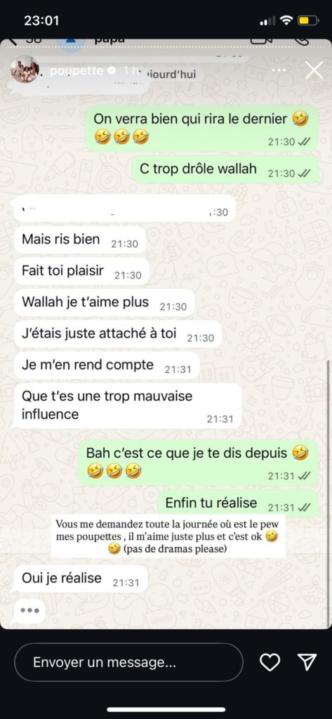 Poupette Kenza : elle annonce sa séparation avec son mari Allan