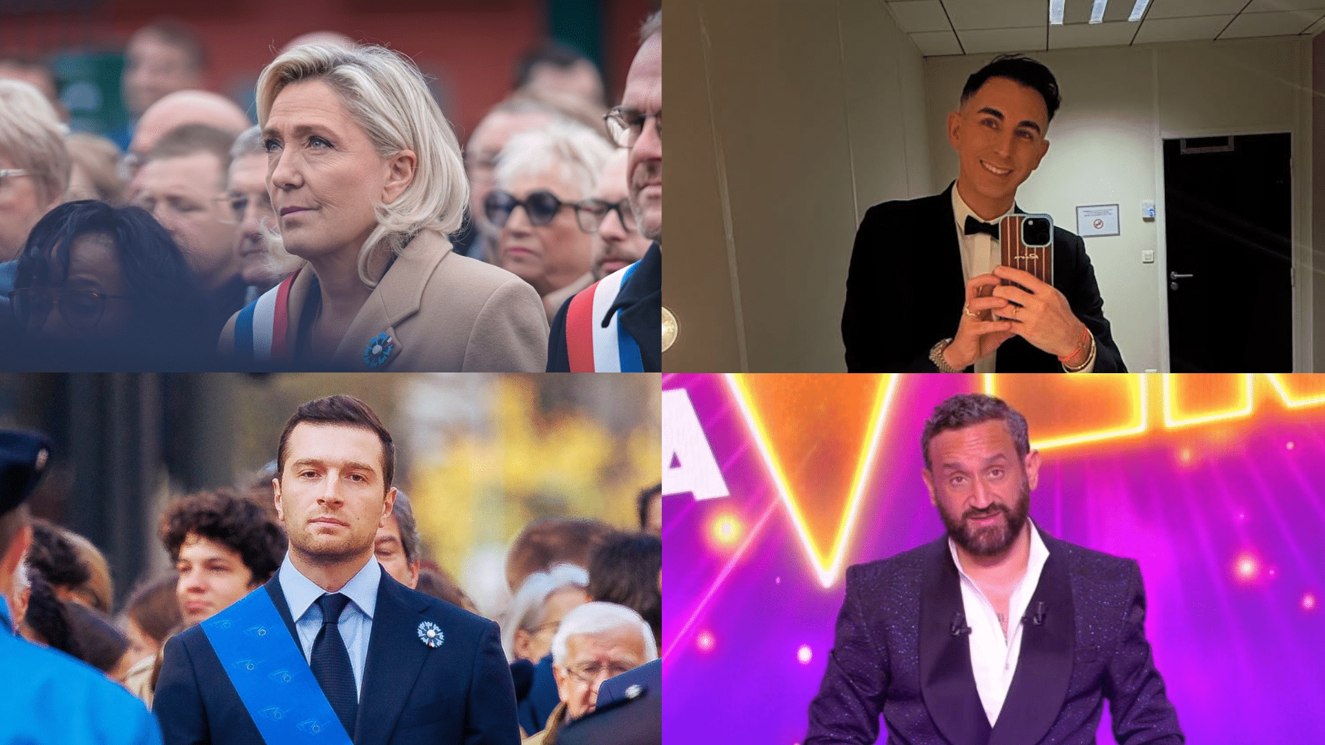 Cyril Hanouna : les images de sa folle soirée au restaurant en compagnie de Jordan Bardella, Marine Le Pen et Jordan de Luxe