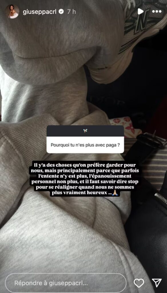Giuseppa : elle dit tout sur les véritables raisons de sa rupture avec Paga