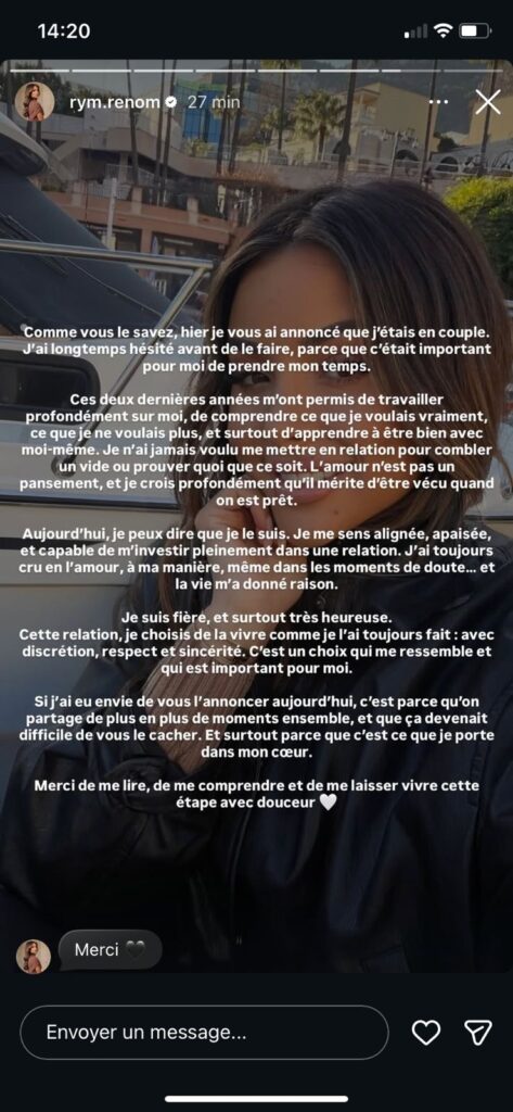 Rym Renom en couple : elle se confie pour la première fois sur son nouvel amoureux
