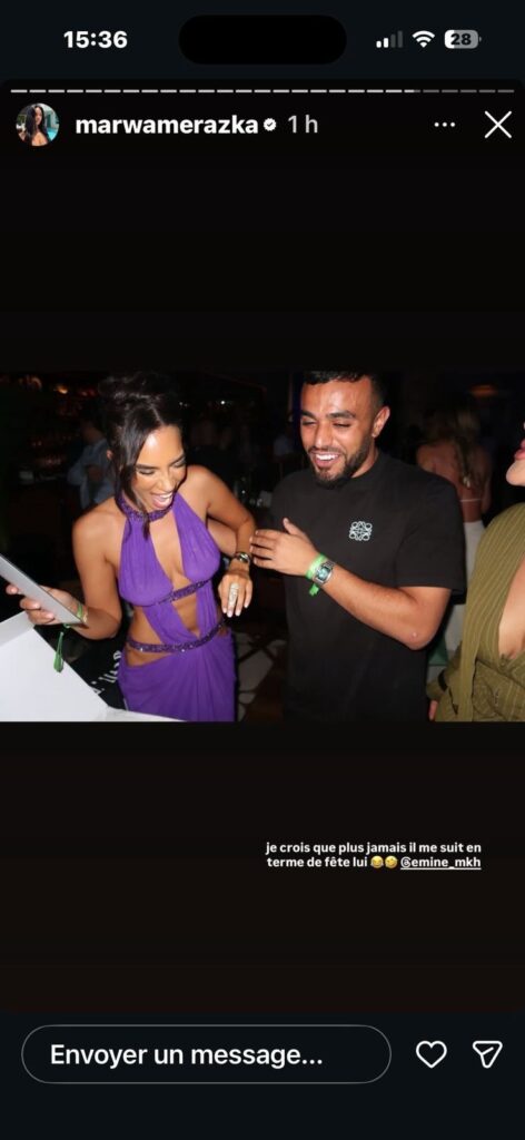 Emine : fiancé à Maissane, il passe du bon temps avec Marwa Merazka