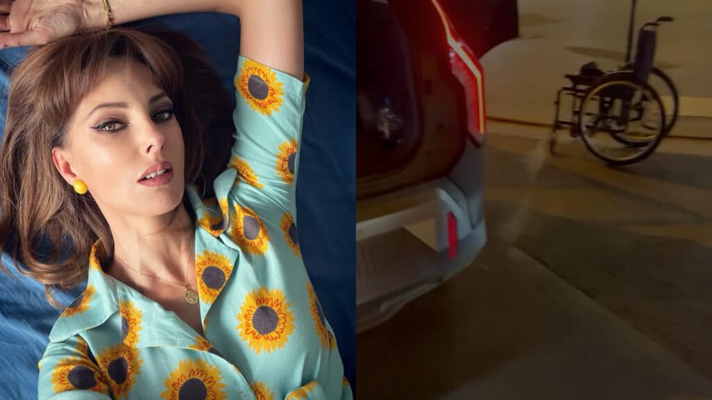 Frédérique Bel : virée d'un VTC avec une amie en fauteuil roulant, elle filme la scène