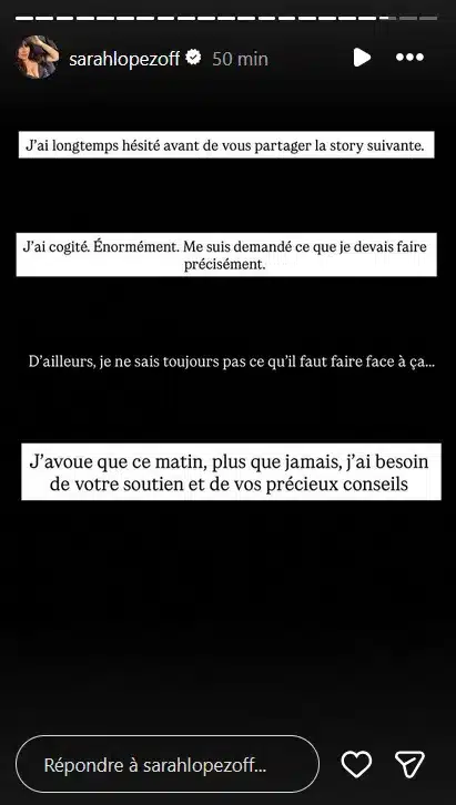 Sarah Lopez : après l'annonce de sa grossesse, la candidate reçoit des menaces