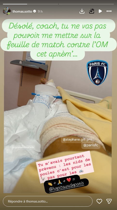 Victime d’un accident de vélo, Thomas Sotto donne de ses nouvelles depuis l’hôpital