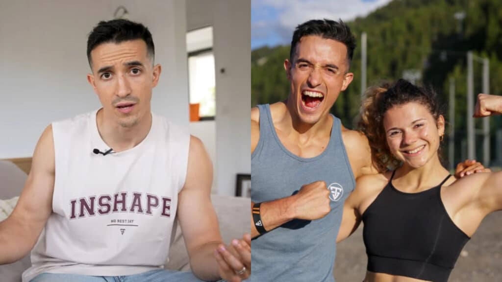 Tibo InShape : le YouTubeur avoue avoir eu du mal à accepter la carrière télévisée de sa femme, Juju Fitcats