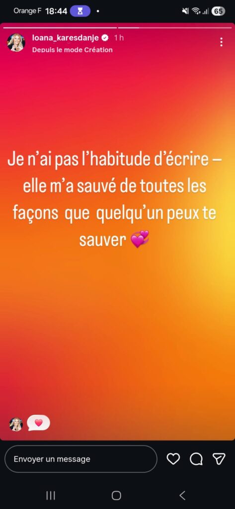 Loana en couple ? Elle remercie celle qui l’a sauvée