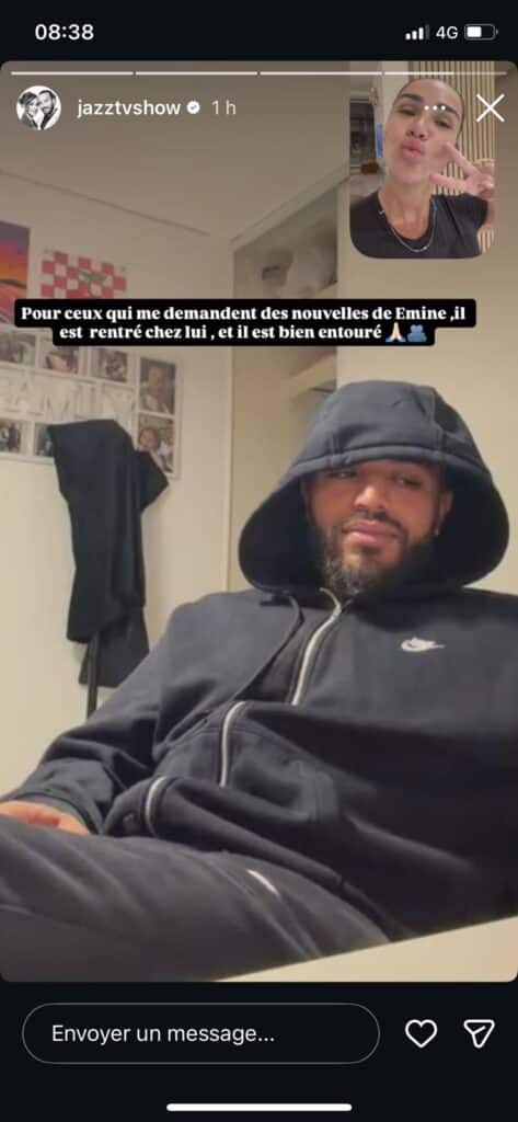 Emine hospitalisé : Jazz Correia donne enfin de ses nouvelles