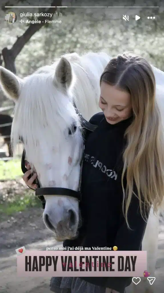 Giulia Sarkozy : elle montre un tendre cliché de sa Saint-Valentin en charmante compagnie