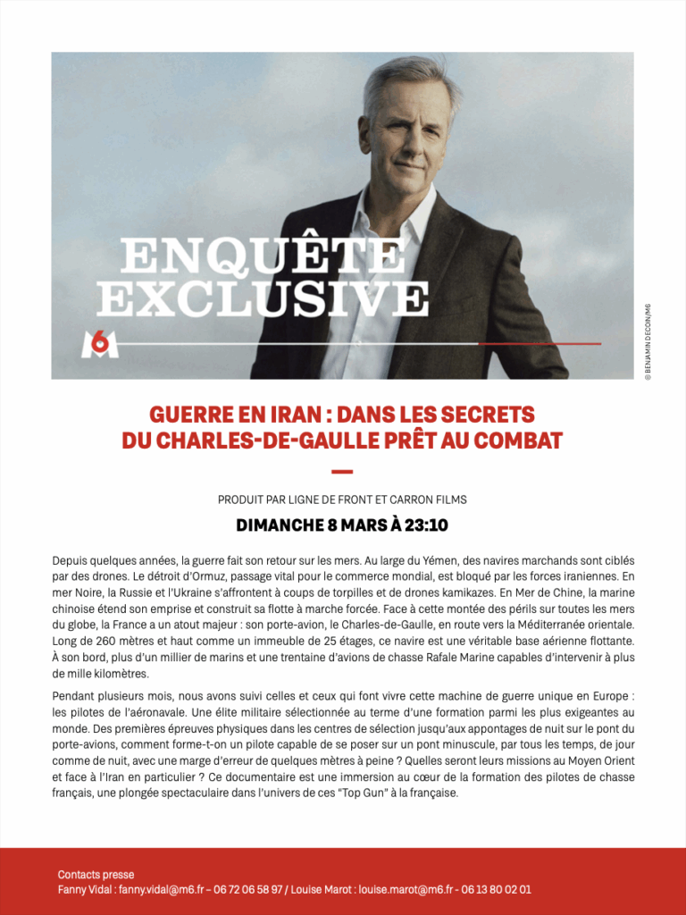 Déprogrammation sur M6 : la chaîne chamboule sa soirée du dimanche 8 mars 2026 pour coller à l'actualité