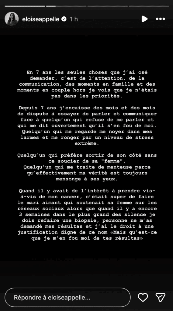 Éloïse Appelle : séparée de Nacca ? Elle semble confirmer le pire