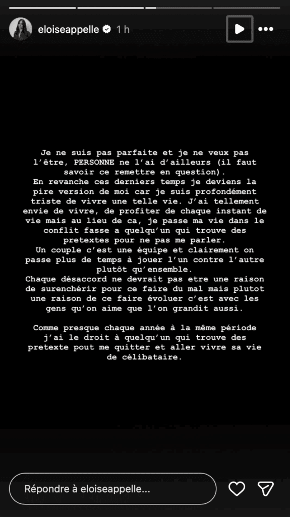 Éloïse Appelle : séparée de Nacca ? Elle semble confirmer le pire