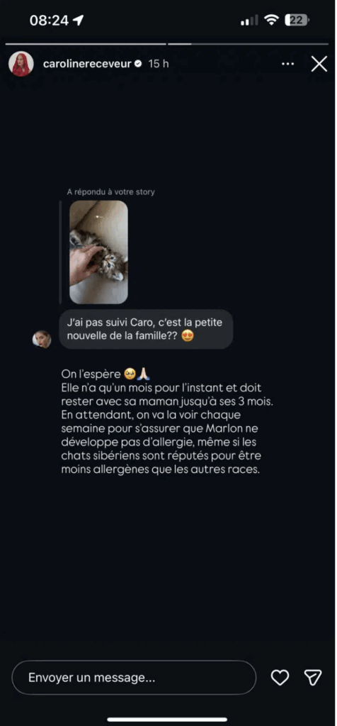 Caroline Receveur et Hugo Philip : surprise, la famille s’agrandit