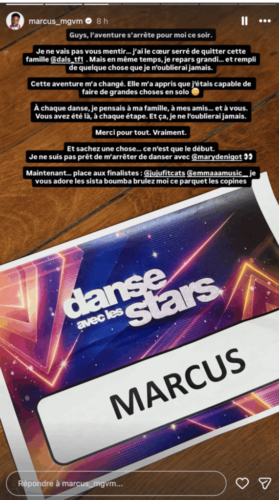 Danse avec les stars : Marcus et Marie Denigot annoncent des "surprises" à venir après leur élimination