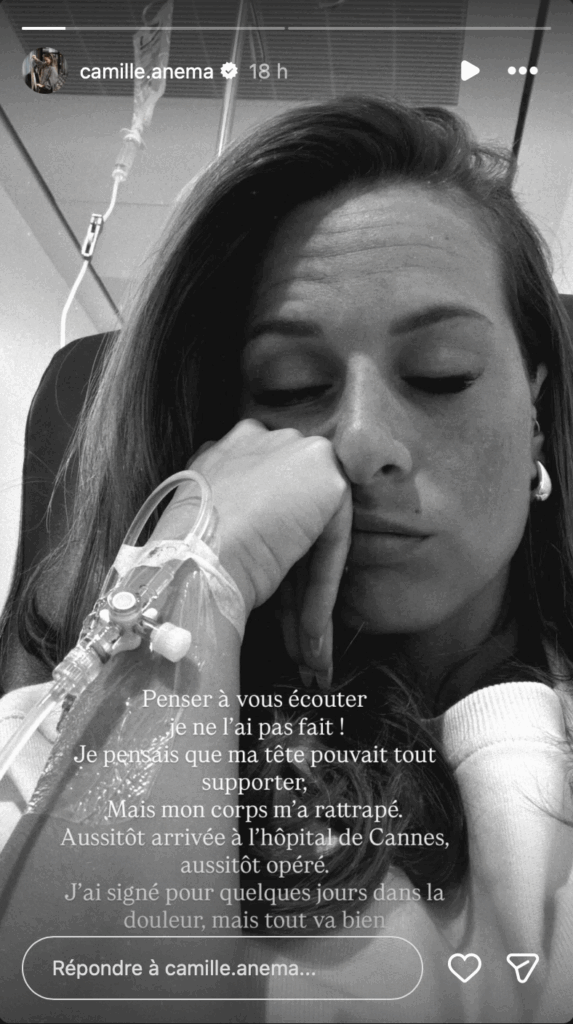 Camille Santoro : la mère de Familles Nombreuses se retrouve à l’hôpital