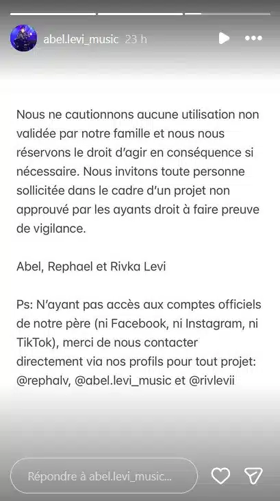 Daniel Lévi : quatre ans après sa disparition, ses enfants s’en prennent à la veuve du chanteur, Sandrine