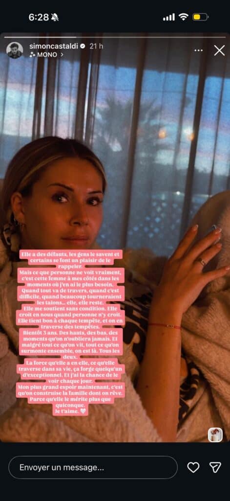 Simon Castaldi : prêt à fonder une famille avec Cassandra Jullia ? Il se confie